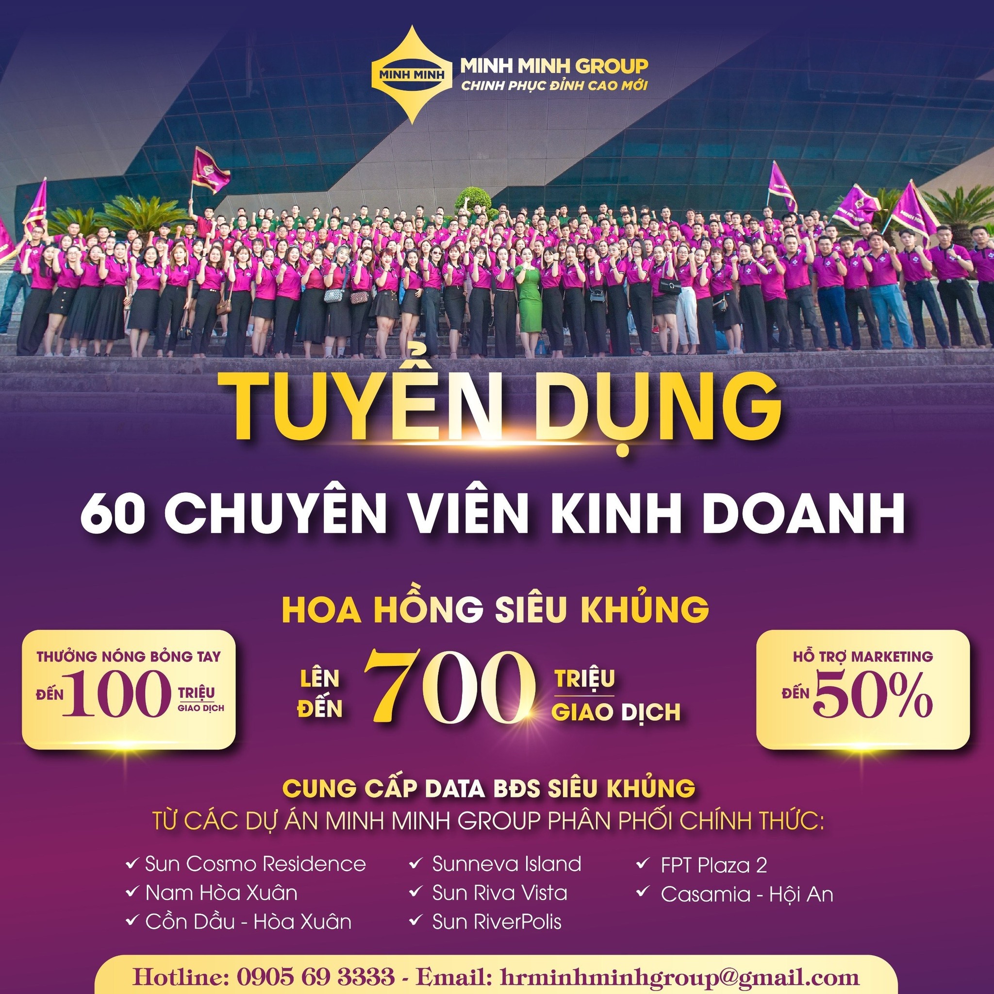 MINH MINH GROUP TUYỂN DỤNG THÁNG 12/2023
