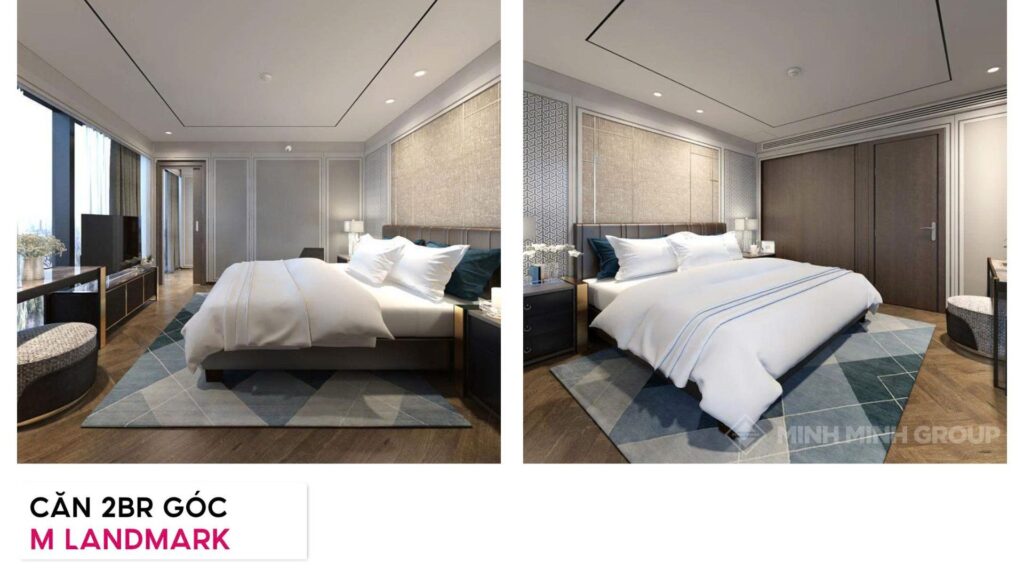 Phối cảnh căn 2br corner