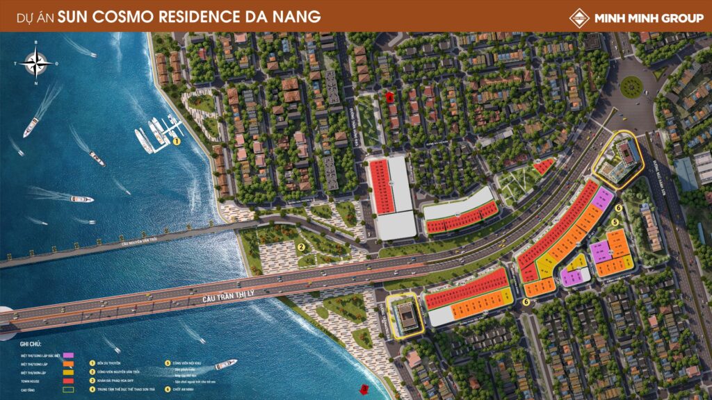 Layout dự án Sun Cosmo Residence