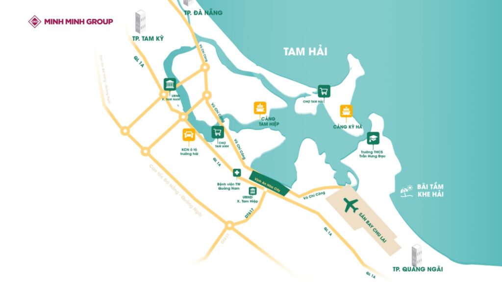 Sơ đồ vị trí dự án Vịnh An Hòa City