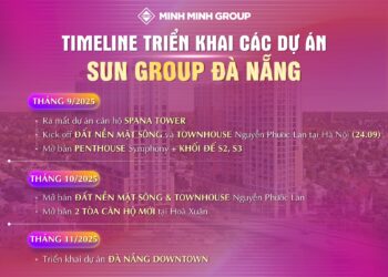 Timeline triển khai các dự án Sun Group Đà Nẵng