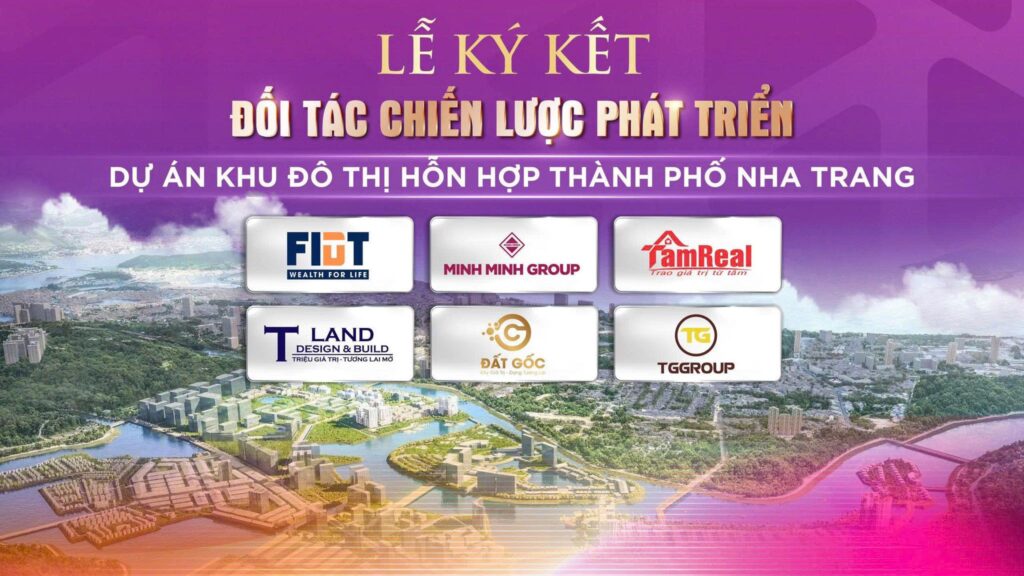 Lễ ký kết đối tác chiến lược phát triển dự án Khu đô thị hỗn hợp thành phố Nha Trang