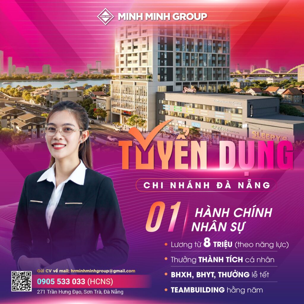 MMG Đà Nẵng tuyển dụng vị trí Hành chính Nhân sự