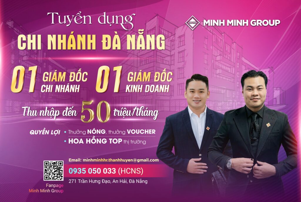 Minh Minh Group tuyển dụng quản lý cấp cao