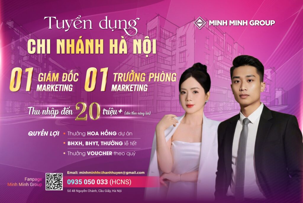 Minh Minh Group Hà Nội tuyển dụng nhiều vị trí