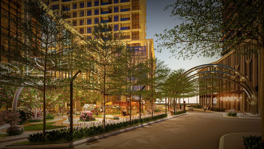 Capital Square sở hữu tuyến phố thương mại kết nối thẳng ra trục cảnh quan ven sông Hàn