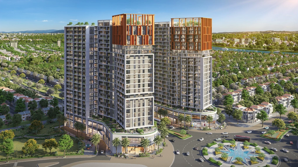 Cora Tower sở hữu tầm nhìn đắt giá nhờ vị trí lõi trung tâm Sun NeO City