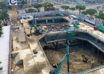 Hình ảnh thực tế tại công trường The Legend Danang tháng 10/2025