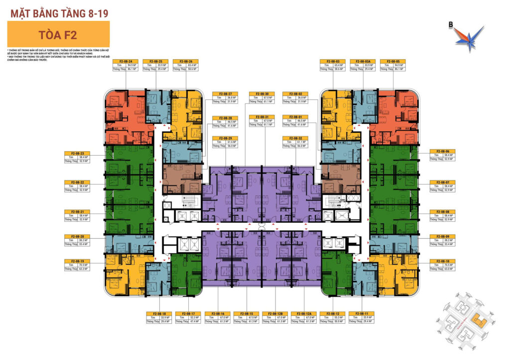 Layout F2-FourS Tower