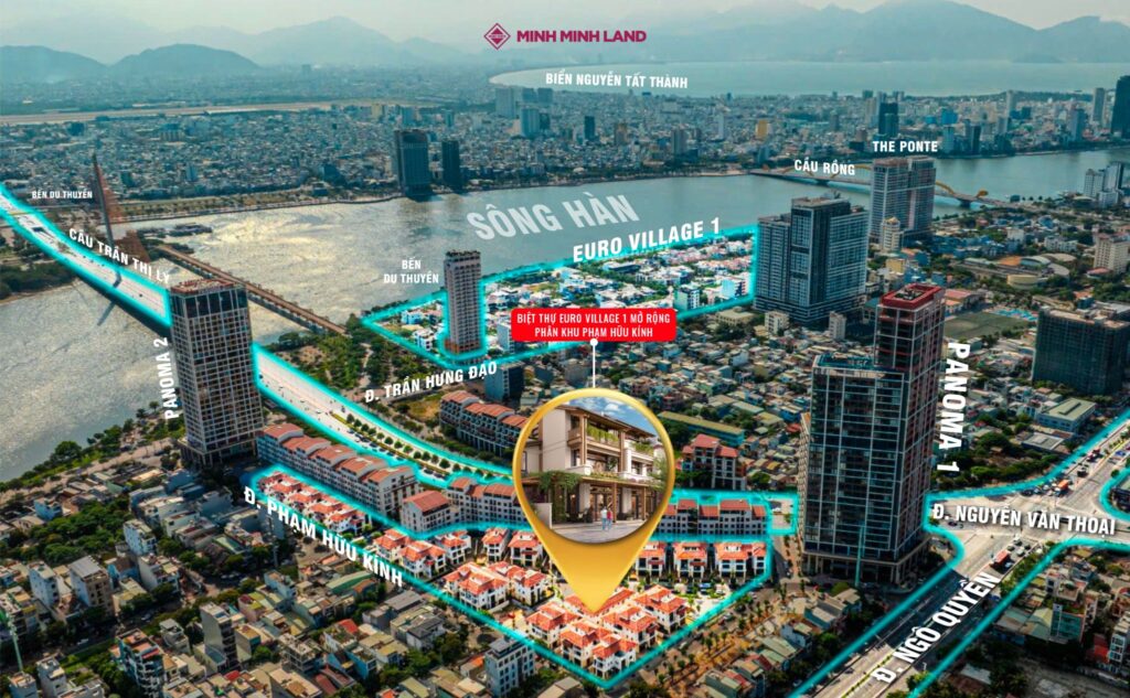vị trí biệt thự Phạm Hữu Kính