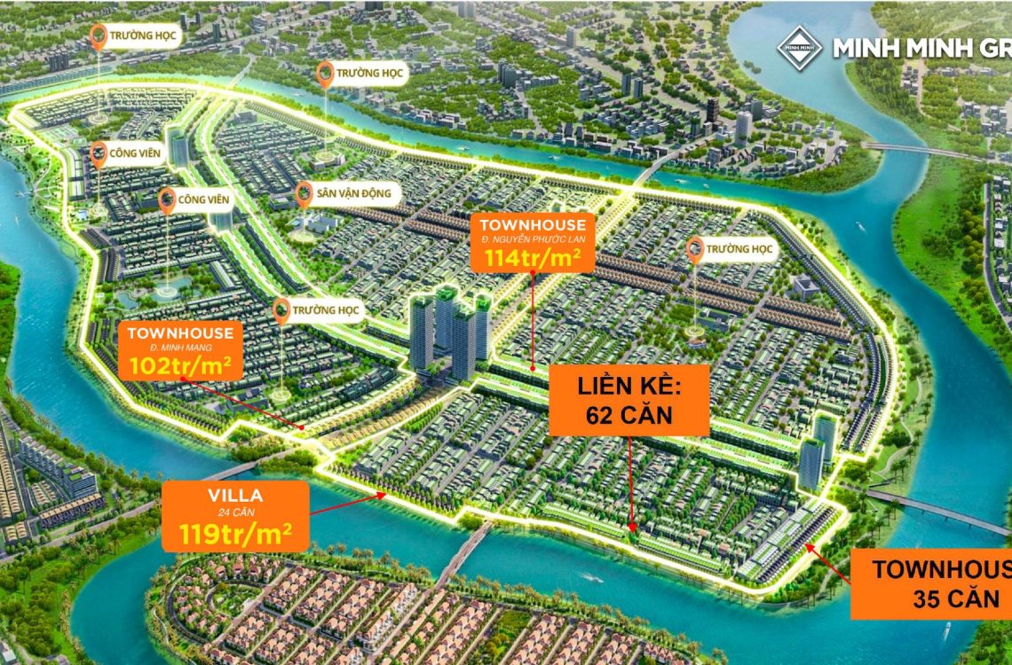 Townhouse Villa ven sông Đà Nẵng cung cấp đa dạng loại hình sản phẩm Townhouse Villa ven sông Đà Nẵng cung cấp đa dạng loại hình sản phẩm